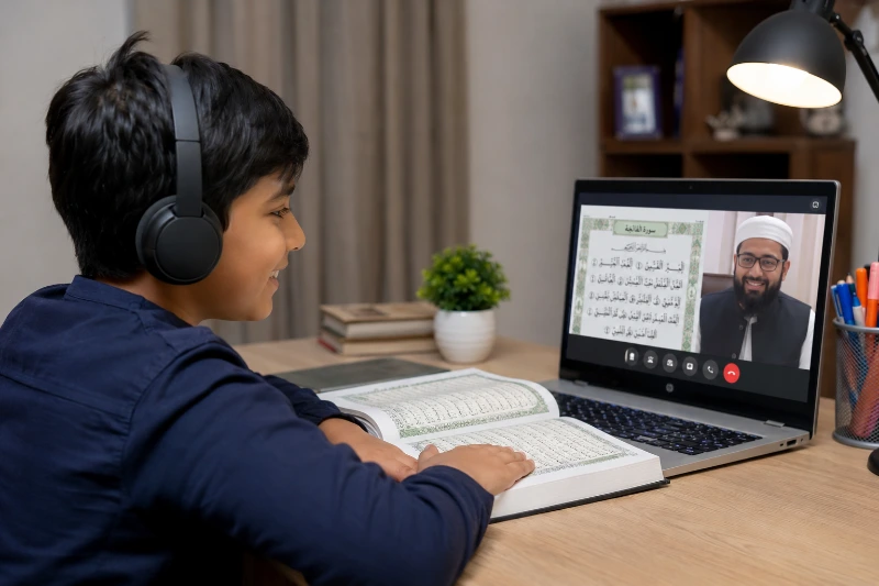 Online Quran Lesson at Home